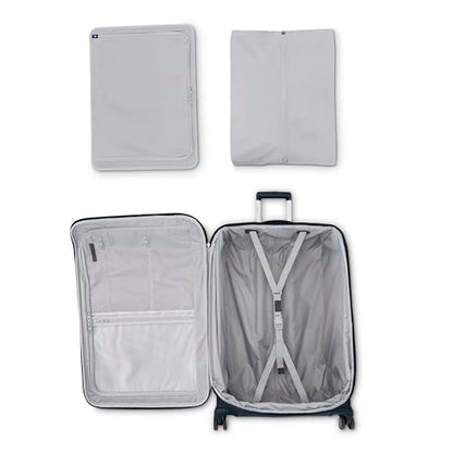 Samsonite Elevation Plus 30-Inch Large Checked Luggage - Expandable Softside Spinner Suitcase - Midnight Blue - color: Midnight Blue, size: Large