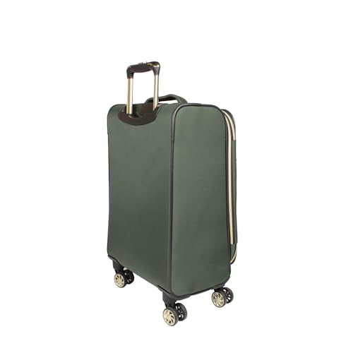 Kenneth Cole REACTION Chelsea 2-Piece Bundle - 20" Chevron Expandable 8-Wheel Carry-On Suitcase & Matching 15" Laptop Backpack, Olive - color: Olive, size: 2-Piece Bundle (Carry On + Backpack)