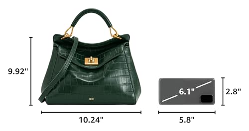 JW PEI Women's Lucia Classic Top Handbag - color: Green Croc