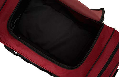 Everest 025 Crossover Duffel Bag Large, 25", Burgundy - color: Burgundy