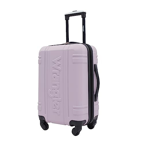 Wrangler 20" Astral Hardside Carry-On Luggage, Lilac - color: Lilac