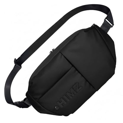 Sling Bag Men Crossbody Fanny Pack Multi-pocket, Black - color: Advanced Black