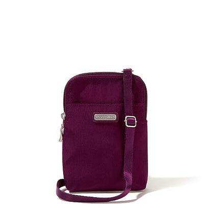 Baggallini The New Classic Collection Take Two RFID Bryant Crossbody - color: Mulberry