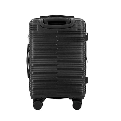 IZOD Romeo 20 Inch Carry-On Expandable Hardside Luggage, Black - color: Black, size: 20" Carry on