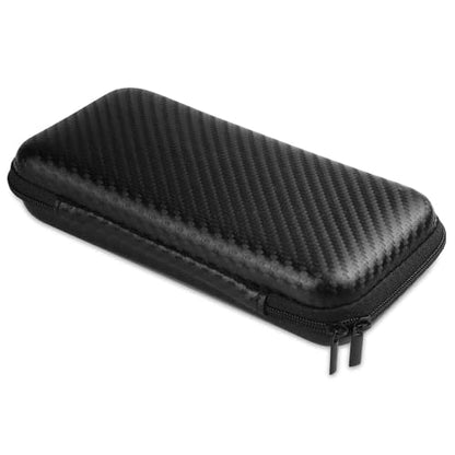 iMangoo Travel Essential Electronics Organizer Charger Case Carrying Pouch - color: FiberBlack, size: Small
