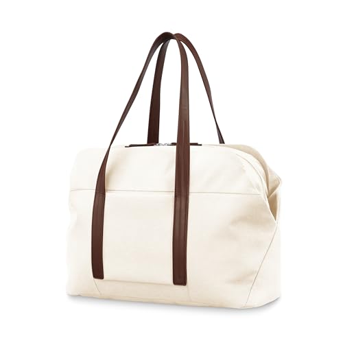 Samsonite Virtuosa Weekender Duffel Overnight Bag with Laptop Computer Sleeve - color: Off White