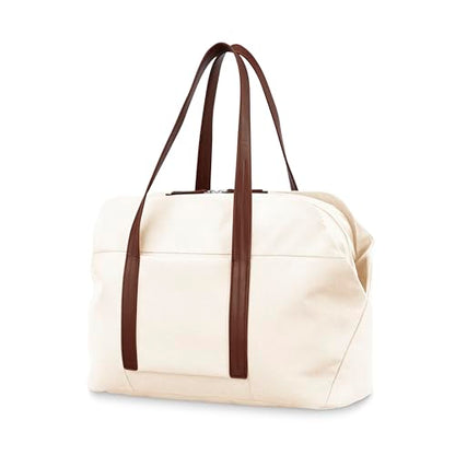 Samsonite Virtuosa Weekender Duffel Overnight Bag with Laptop Computer Sleeve - color: Off White