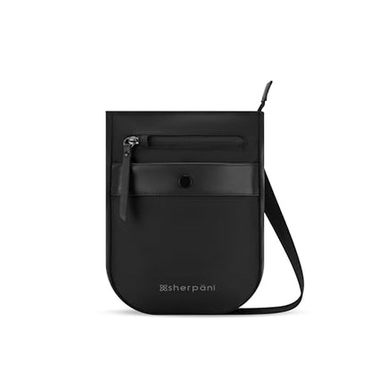 Sherpani Prima, RFID Anti-Theft Crossbody for Women - color: Black Jet