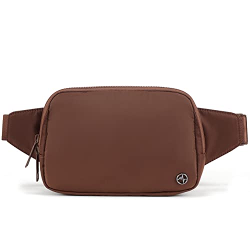 Pander Belt Bag Large 2L, Nylon Fanny Pack Purse for Women and Men with Adjustable Strap - color: Coca Mocha