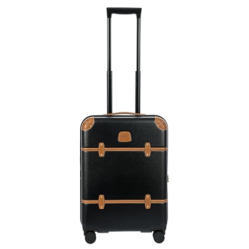 Bellagio 21" Expandable Cabin Trolley, Airline Approved, Spinner - Black - color: Black, size: Carry-on expandable