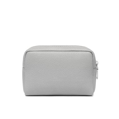 Makeup Bag for Purse Travel Cosmetic Bag (PU Shark Gray) - color: Shark Gray