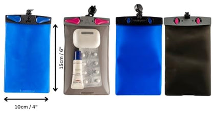 Aquapac Keymaster+ – Waterproof Stash Case for Keys, Cards & Cash, Grey - color: Grey, size: Keymaster +