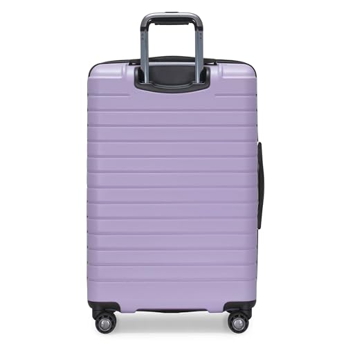 Traveler's Choice Archer Polycarbonate Hardside Spinner Luggage Set, Tie Down Straps, Light Purple, 2-Piece - color: Light Purple, size: 2-Piece Set