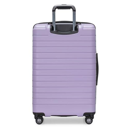 Traveler's Choice Archer Polycarbonate Hardside Spinner Luggage Set, Tie Down Straps, Light Purple, 2-Piece - color: Light Purple, size: 2-Piece Set