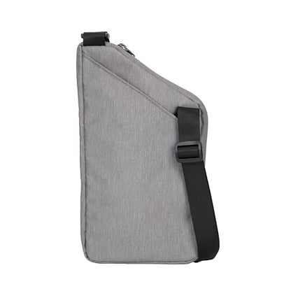 Travelon: World Travel Essentials Slim Crossbody Bag - color: Gray Heather