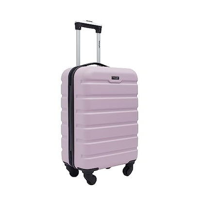 Wrangler 22" Hardside Spinner Carry-On Luggage, Lilac - color: Lilac