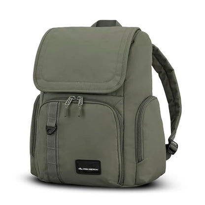 High Sierra Lineage Flap Backpack- Olive - color: Olive, size: Flap Backpack