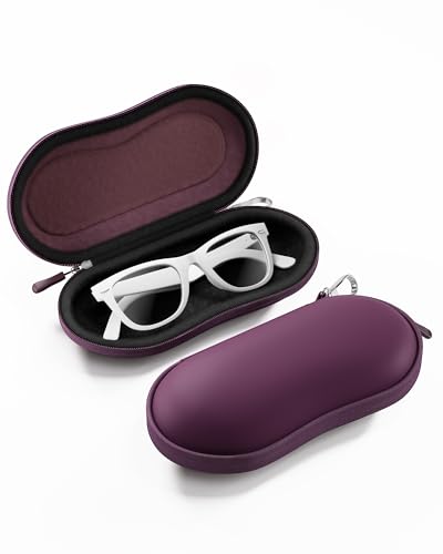 ProCase Sunglasses Case, Hard Shell Glasses Case for Men Women -Plum - color: Plum