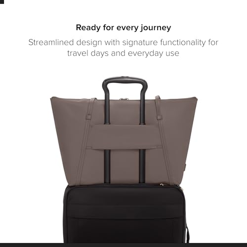 TUMI Voyageur Q Tote, Lightweight Travel Tote - color: Mink