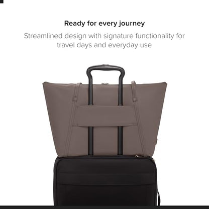 TUMI Voyageur Q Tote, Lightweight Travel Tote - color: Mink