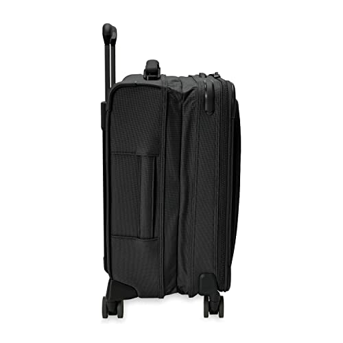 Briggs & Riley Baseline Global 21 Inch Softside Carry-On Spinner, Black - color: Black, size: 21" Carry-On