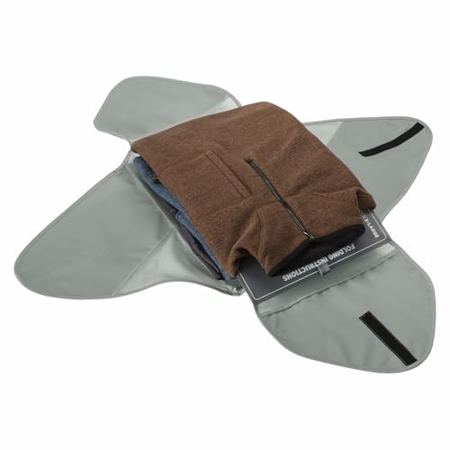 Eagle Creek Pack-It Reveal Garment Folder, Extra Large, Storm Grey | Travel Garment Bag with Compression Wings to Maximize Luggage Space, Convenient Top Handle, Quick-Drying Material - color: Grey