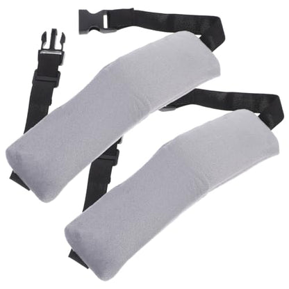 Alipis Airplane Head Strap: Travel Head Support for Sleeping - Adjustable Flight Sleep Mask Holder for Long Travel and Car Comfort (2 Pcs, Grey)
