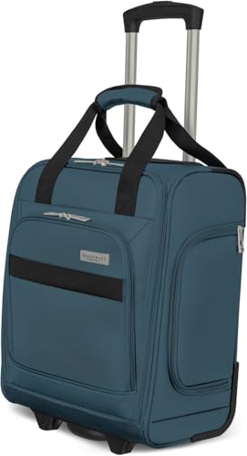Wally Bags Stratford Luggage, 16-Inch Under Seat Bag, Teal - color: Teal, size: 16-Inch Under Seat Bag
