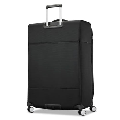 Samsonite Soft-Sided 3-PC: 20/24/29” (Carry-on, Medium & Large) Lightweight Expandable PortLift Luggage Set: Durable, 4 Spinner Wheels, Adjustable Handle, TSA Lock, 2 Front & Side Pocket- Black - color: Black, size: 3-Piece (20"/25"/29")