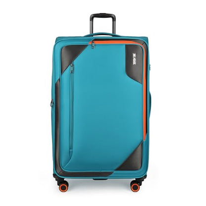 Suitcases w/Wheels 32 inch Luggage,Large Softside Suitcase - color: SkyBlue, size: Checked-Extra Large 32-Inch