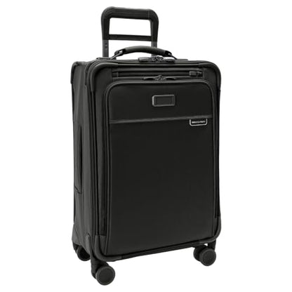 Briggs & Riley Baseline Essential Softside Carry-On Spinner Luggage, Black - color: Black, size: 22" Carry-On