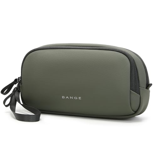 BANGE Electronics Carry Case， Travel Cable Organizer Pouch,Computer Charger Case for Cable, Phone, Hard Drive,Power Bank,Phone, Hard Drive - color: green, size: M
