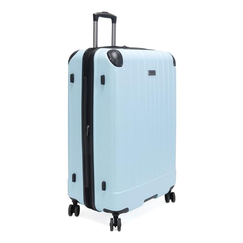 Kenneth Cole Reaction Flying Axis 28" Hardside Expandable 8-Wheel Spinner Check-Size Luggage, Dream Blue - color: Dream Blue, size: 28-Inch Checked