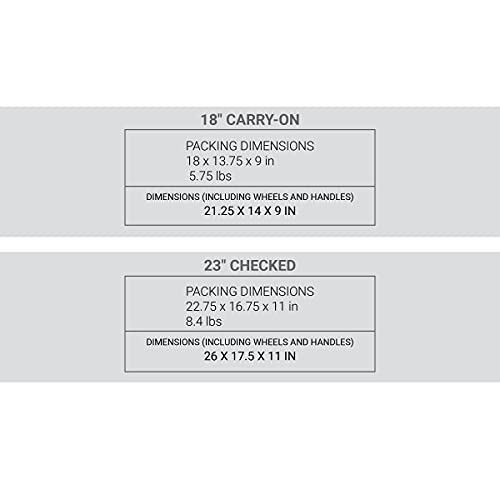 SwissGear 3750 Hardside Luggage with Spinner Wheels, Silver, 2-Piece Set (18.5/23) - size: 2-Piece Set (18.5/23)