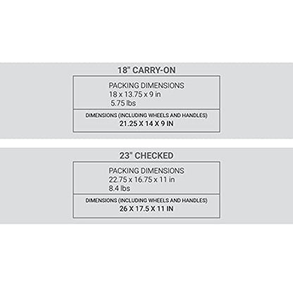 SwissGear 3750 Hardside Luggage with Spinner Wheels, Silver, 2-Piece Set (18.5/23) - size: 2-Piece Set (18.5/23)