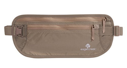 Eagle Creek Undercover Hidden Pocket - Travel Money Belt for Men and Women, Khaki - color: Khaki