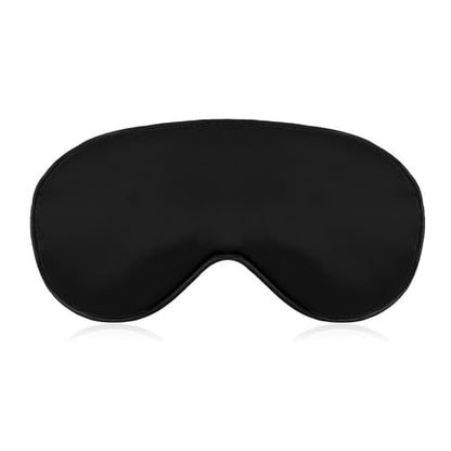 Custom Eye Mask for Men Women Personalized Adjustable Sleep Mask | Add Your Photo Text Logo Adjustable Strap Eyeshade for Sleeping Travel Work, PureBlack - color: Pureblack