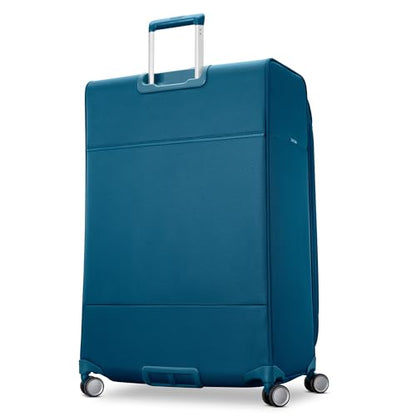 Samsonite UpLIFT Lightweight Large Checked Softside Luggage with Spinner Wheels - Expandable - Airline-Approved, Polyester Soft Suitcase for Ultra Light Travel - Cerulean Blue - color: Cerulean Blue, size: Large Checked