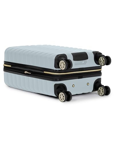 Kenneth Cole REACTION Madison Square Lightweight Hardside Chevron Expandable Spinner Luggage, Slate, 2-Piece Set (20" & 28") - color: Slate, size: 2-Piece Set (20" & 28")