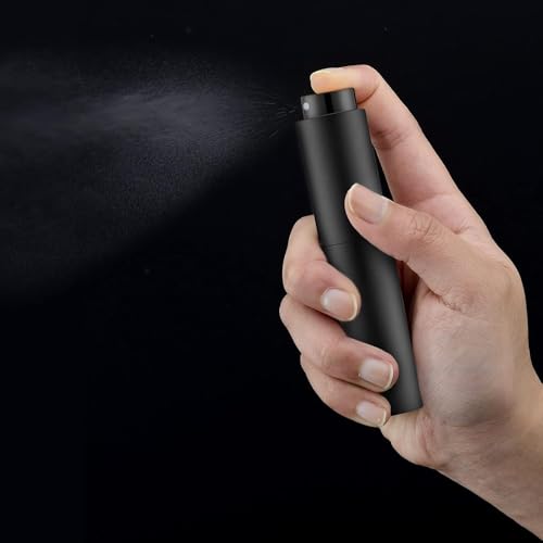 Tekson 10ml Travel Perfume Atomizer, Cologne Spray Bottle, Coffee Sprayer - color: Purple
