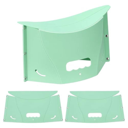 PATIKIL Travel Foot Rest, 2 Pack Portable Airplane Footrest with Handbag Function Lightweight Foldable Foot Stool to Relieve Back & Knee Pain for Long Flight Outdoor Camping, Pale Green - color: Pale Green