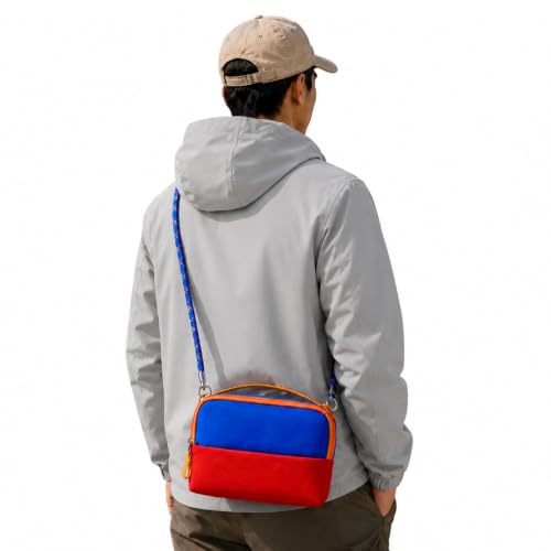 Electronics Organizer Travel Case, Phone Lanyard, Upright, Unisex - color: Case+Phone Lanyard