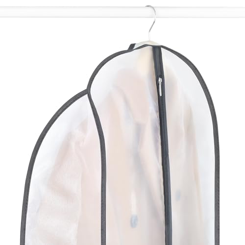 Zilink Fur Coat Storage Bags Dress Bags for Gowns Long 60 in, 2 Pack - size: 60"-2pcs