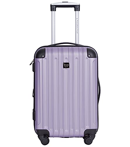Travelers Club Midtown Hardside 4-Piece Luggage Travel Set, Lilac - color: Lilac