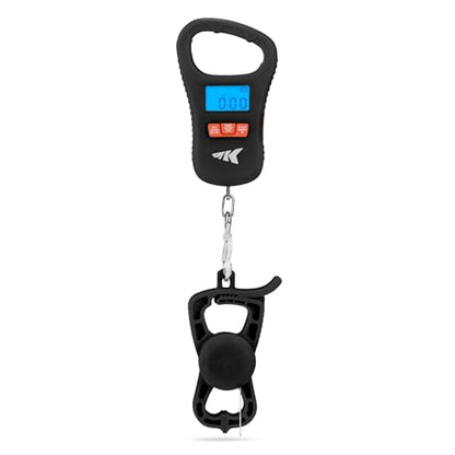 KastKing ToughTide USB Charging Fish Scale with Lip Gripper, Black Combo - color: Black