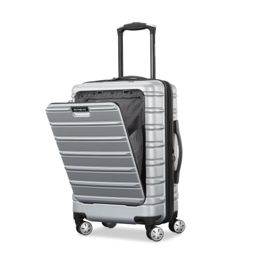 Samsonite Omni 2 PRO Hardside Expandable Luggage with Spinners, Arctic Silver, Carry-on - color: Artic Silver, size: Pro Carry-on Spinner