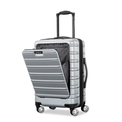 Samsonite Omni 2 PRO Hardside Expandable Luggage with Spinners, Arctic Silver, Carry-on - color: Artic Silver, size: Pro Carry-on Spinner