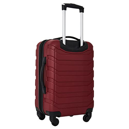 Wrangler 5 Piece Luggage & Travel Accessories Set, Red - color: Red, size: 5 Piece Set