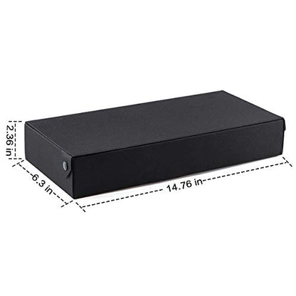 TRIUMPH VISION Multi Glasses Organizer Eyeglass Storage Sunglasses Case Box - color: Black