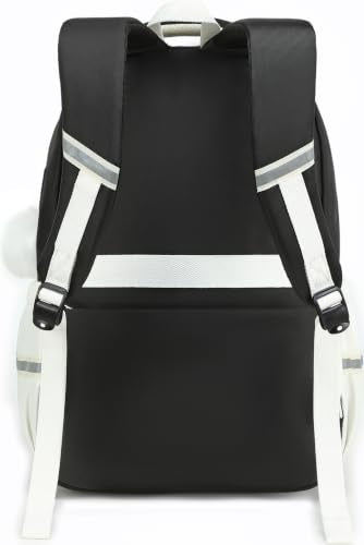 Hey Yoo Back to School Backpack for Girls Backpack with Lunch Box Kids Backpack for School Backpacks for Girls Teens Bookbag (Black) - color: Black